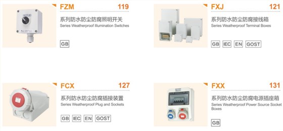 华荣伟业供应的防水防尘防腐产品部分样品