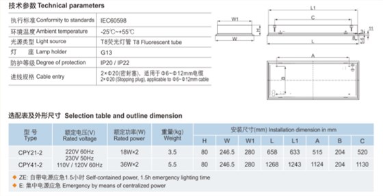 海工船舶灯具、CPY 荧光蓬顶灯