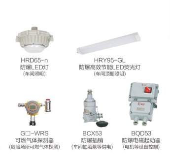 华荣防爆粮油医药白酒行业防爆电器产品选型章节