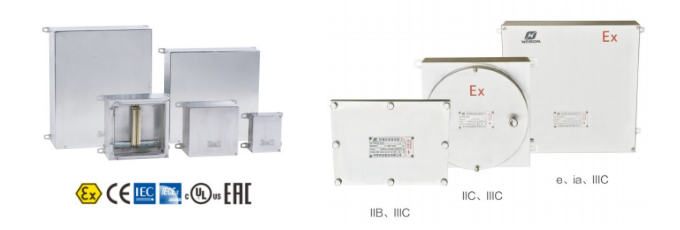 IECEX认证防爆接线箱、ATEX认证防爆接线箱、CU-TR认证防爆接线箱、UL认证防爆接线箱