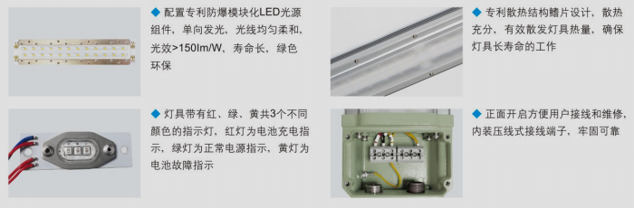 HRY97 系列防爆高效节能LED荧光灯产品特色