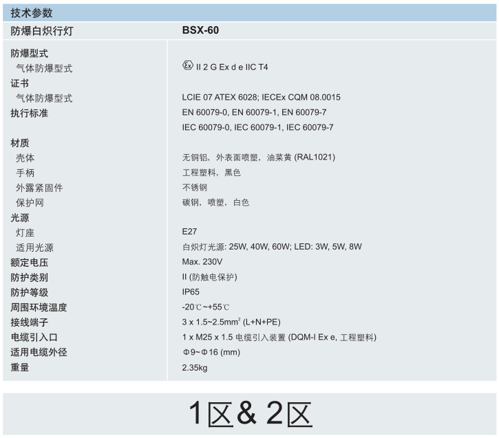 ATEX防爆行灯,IECEX防爆行灯,防爆行灯