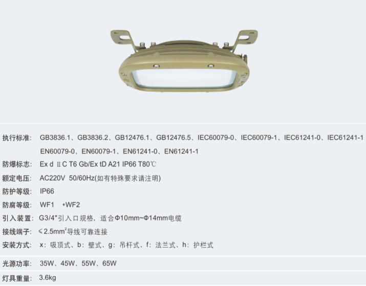 防爆高效节能LED灯