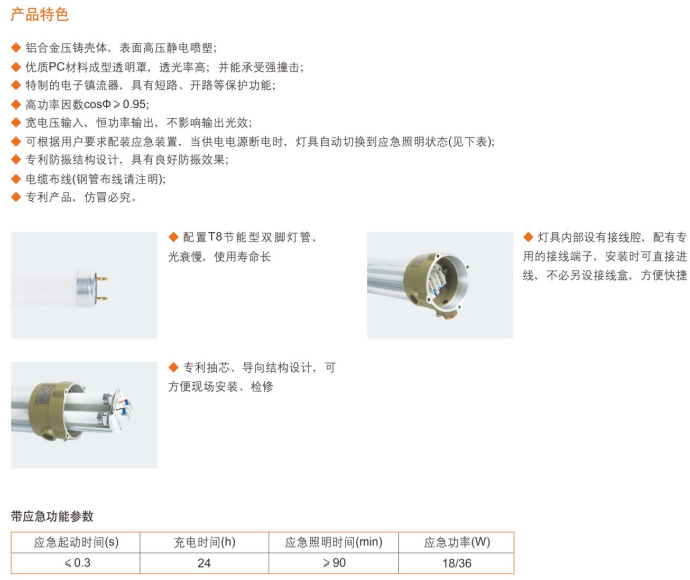 隔爆型防爆荧光灯、Ⅱ级防爆荧光灯