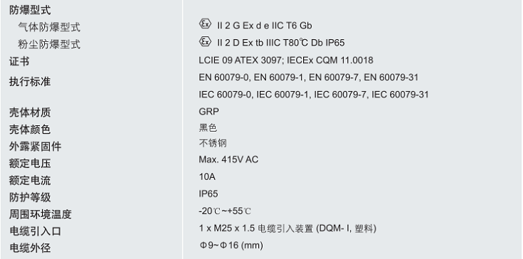 ATEX防爆控制器,IECEX防爆控制器，CU-TR防爆主令控制器