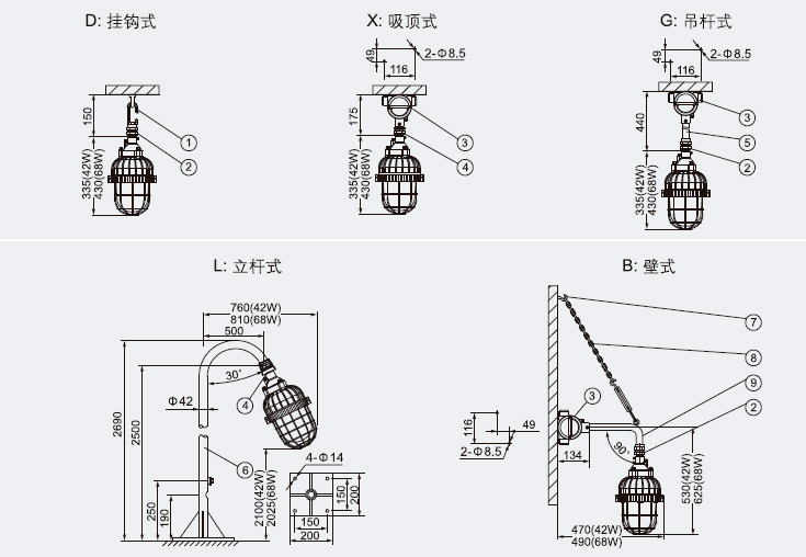 隔爆型节能灯，ATEX隔爆型节能灯，IECEX隔爆型节能灯